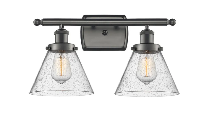 Ballston Urban Two Light Bath Vanity in Oil Rubbed Bronze (405|916-2W-OB-G44)