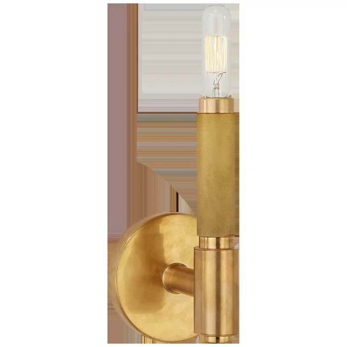 Barrett Small Single Knurled Sconce