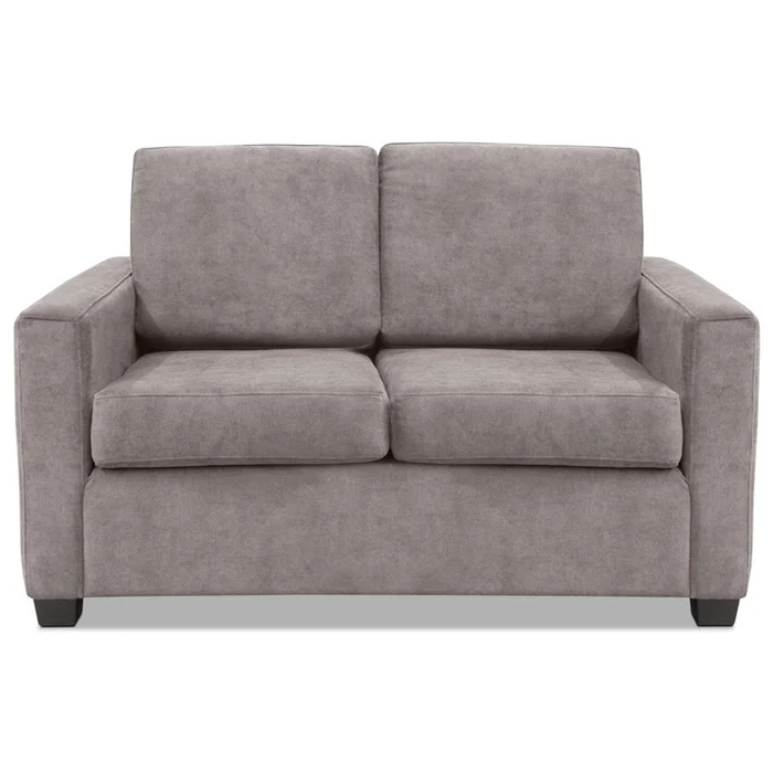 Becca Chenille Loveseat Ash|Causeuse Becca en chenille – cendre