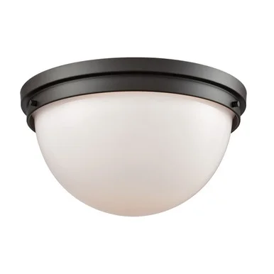 Beckett Two Light Flush Mount in Oil Rubbed Bronze (45|CN120231)