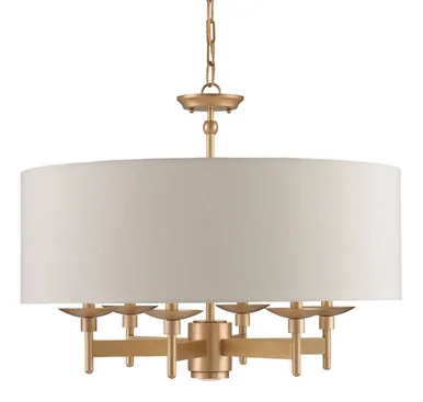Bering Collection Seven Light Chandelier in Antique Brass (142|9299)