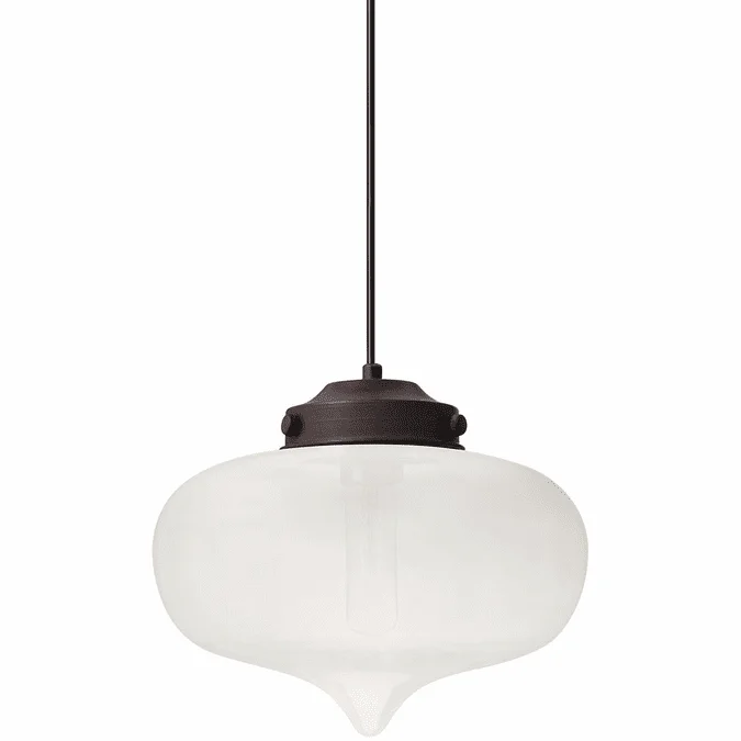 Besa 1JT-MIRAFR-BR Mira Modern Bronze Frost Mini Drop Lighting Fixture