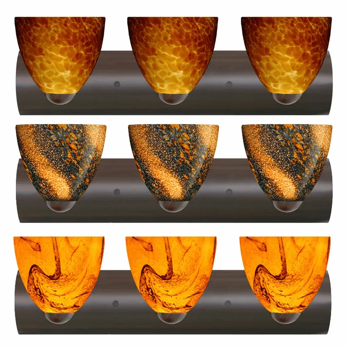 Besa 3WZ7572 Sasha II 3-lamp Bathroom Vanity Light