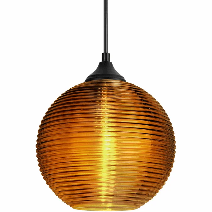 Besa OP-461682 Kristall Modern Black LED Outdoor Pendant Hanging Light