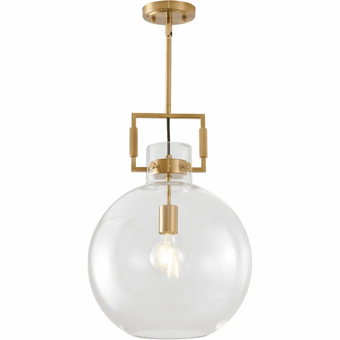 Bethel International LC01P14BR Modern Brass Pendant Lighting