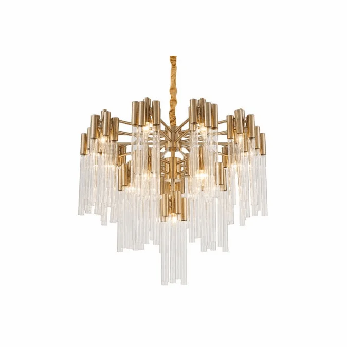 Bethel International MU21 Contemporary Golde Chandelier Light