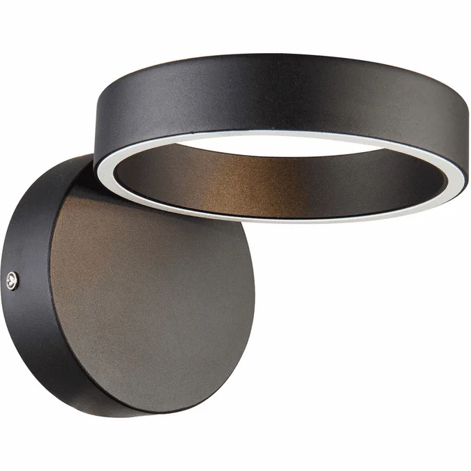 Bethel International MV10 Contemporary Sand Black LED Sconce Lighting