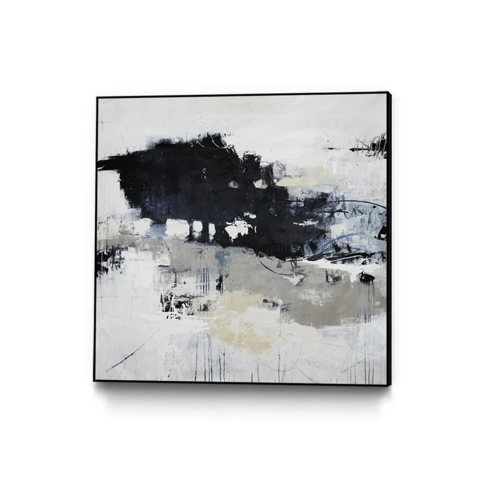Big Bonanza Canvas Framed Black 20×20 Wall Art|uvre d’art murale sur toile encadre noire Big Bonanza 20×20