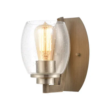 Bixler One Light Wall Sconce in Light Wood (45|46420/1)