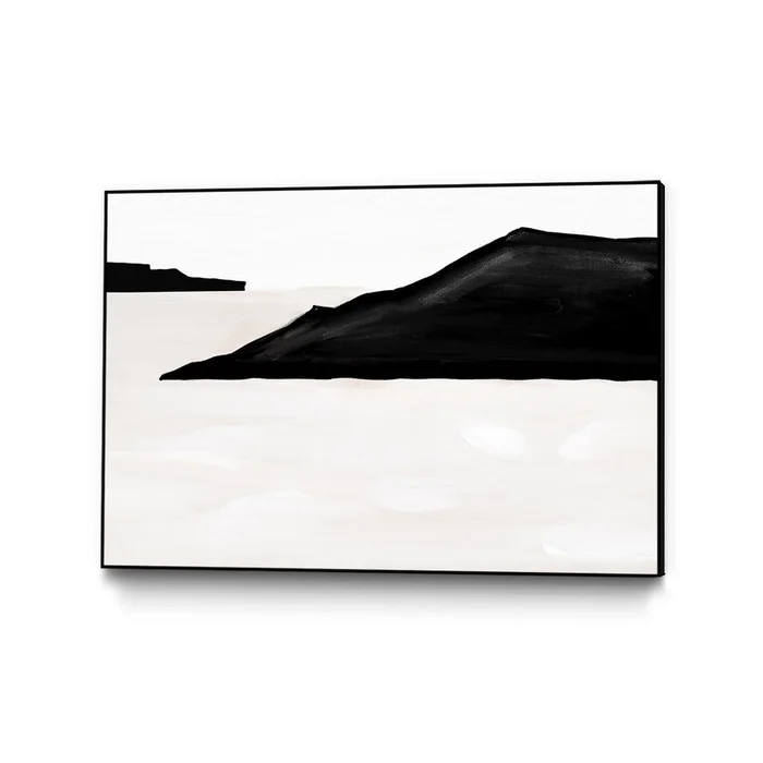 Black Mountains Canvas Framed Black 36×24 Wall Art|uvre d’art murale sur toile encadre noire Black Mountains 36×24