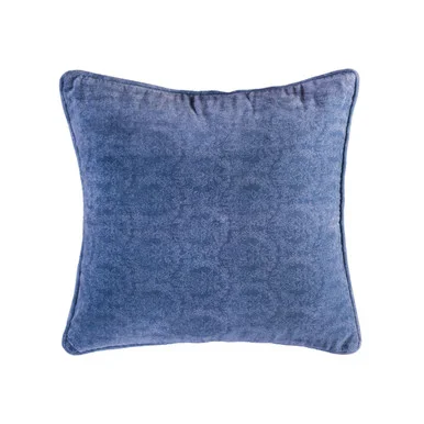 Bombay Damask Pillow – Cover Only in Blue (45|PLW001B-P)