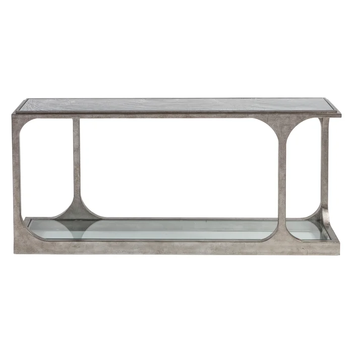 bond street silver sofa table