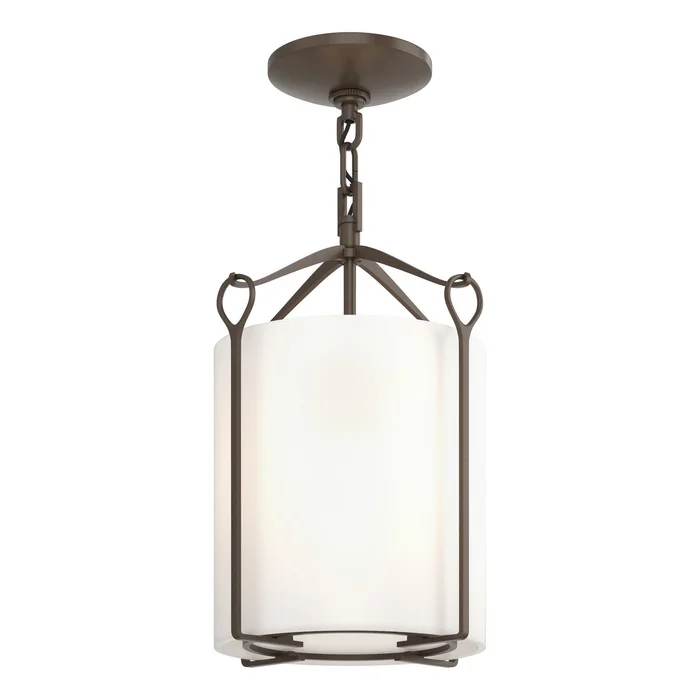 Bow One Light Semi-Flush Mount in Bronze (39|121140-SKT-05-GG0137)