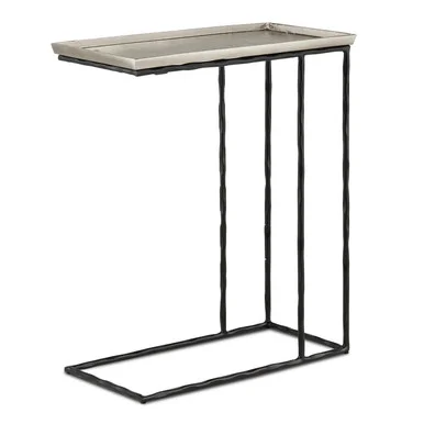Boyles Collection Table in Nickel/Black (142|4000-0134)