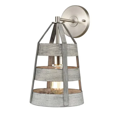 Brigantine One Light Wall Sconce in Satin Nickel (45|33450/1)