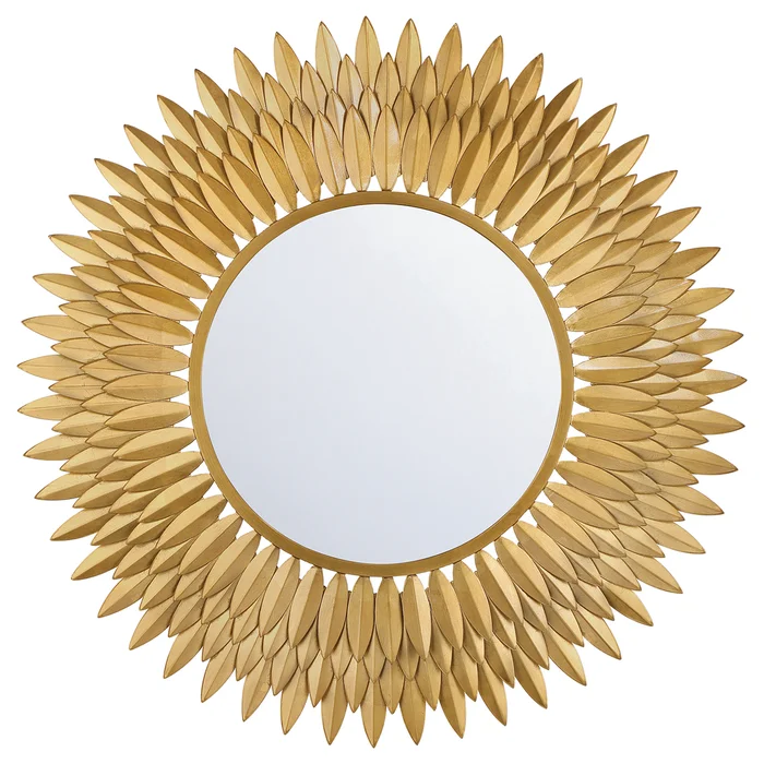 broche antique gold 30in mirror
