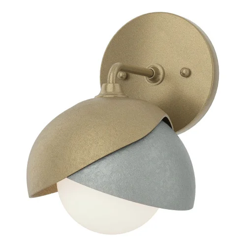 Brooklyn 1-Light Double Shade Bath Sconce (65|201374-SKT-84-82-GG0711)