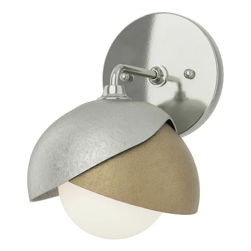 Brooklyn 1-Light Double Shade Bath Sconce (65|201374-SKT-85-84-GG0711)