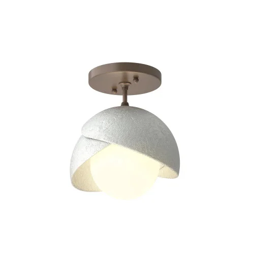 Brooklyn 1-Light Double Shade Semi-Flush (65|121377-SKT-05-05-GG0711)