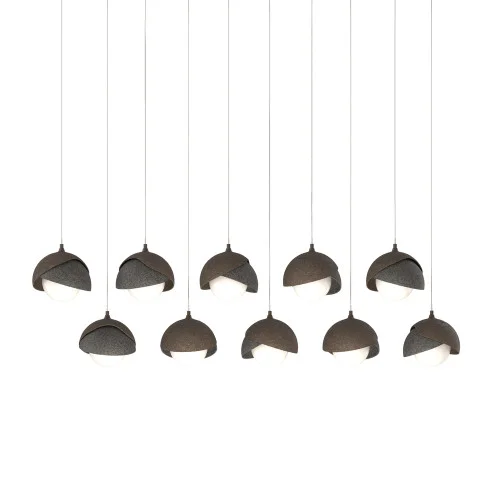 Brooklyn 10-Light Double Shade Pendant (65|131205-SKT-LONG-05-20-GG0711)