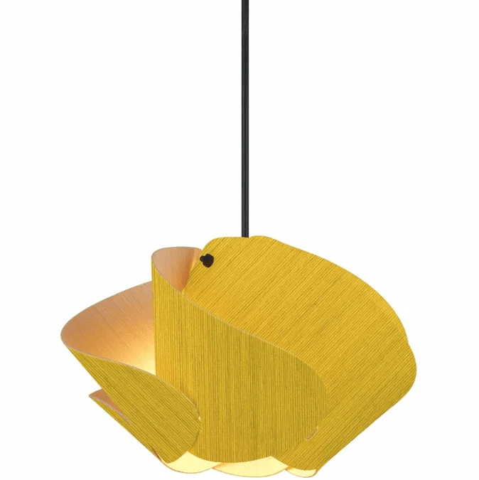 Bruck WEP-MAT-30-LE26-PBK-YLW-ASH Matilda Modern Yellow / Ash Drop Ceiling Lighting