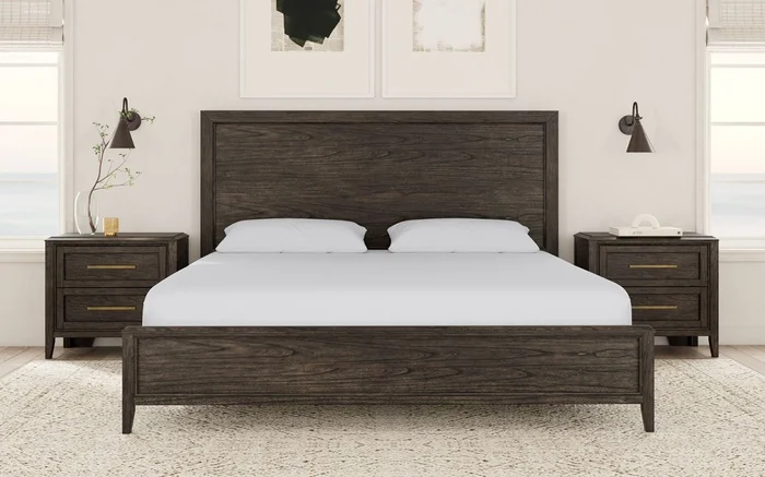 Bryson 4-Piece Panel Bedroom Set in Smokey Bronze