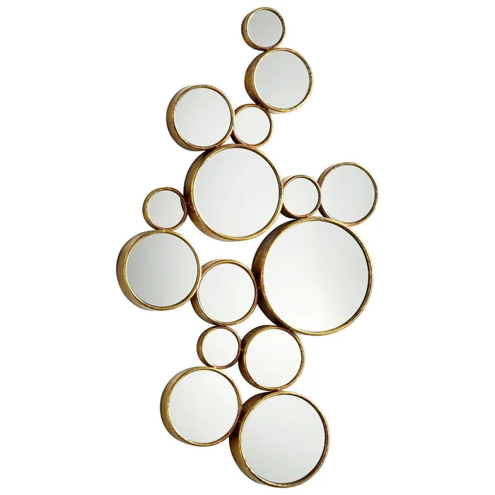 Bubbles Mirror Gold By Cyan Design