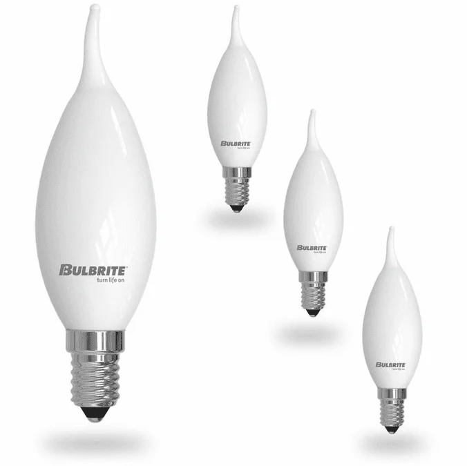 Bulbrite 862886 Modern LED 5W E12 (pack of 4) Bulbs