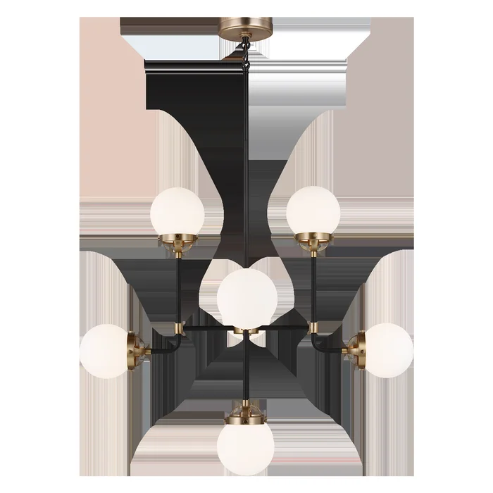 Cafe Eight Light Small Chandelier