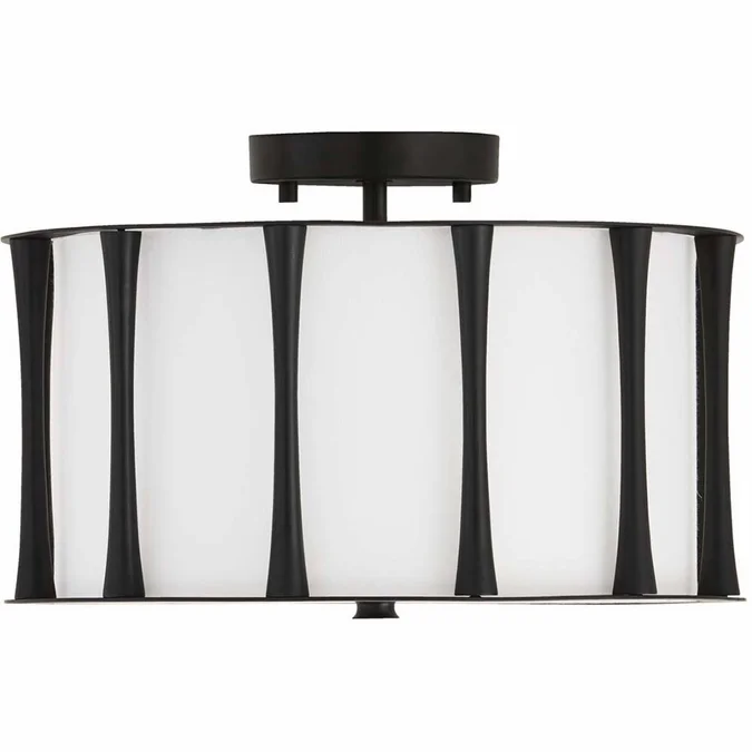 Capital Lighting 244631MB Bodie Matte Black Overhead Light Fixture