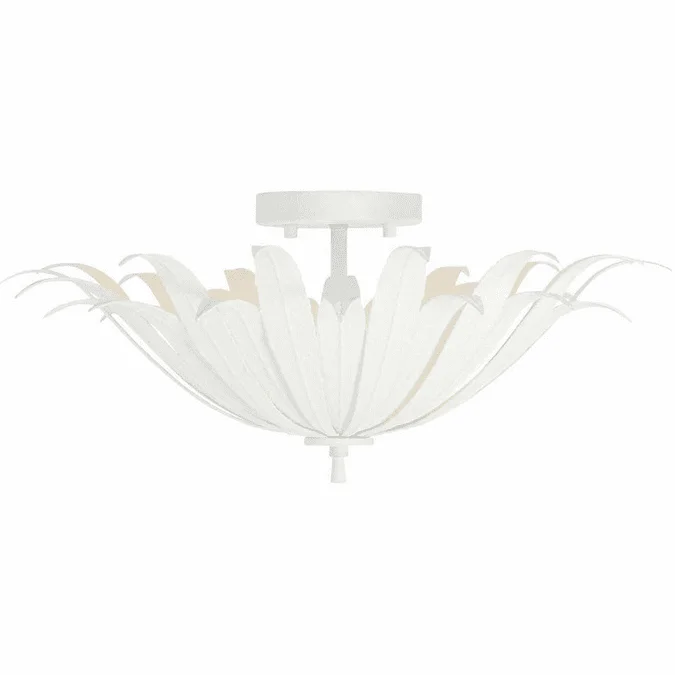 Capital Lighting 249531XW Eden Modern Textured White Ceiling Lighting