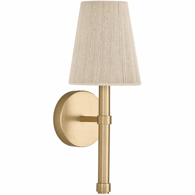 Capital Lighting 654511MA Mira Modern Matte Brass Light Sconce