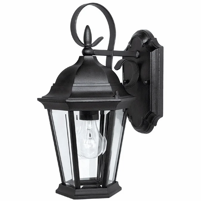 Capital Lighting 9726BK Carriage House Traditional Black Exterior Sconce Lighting