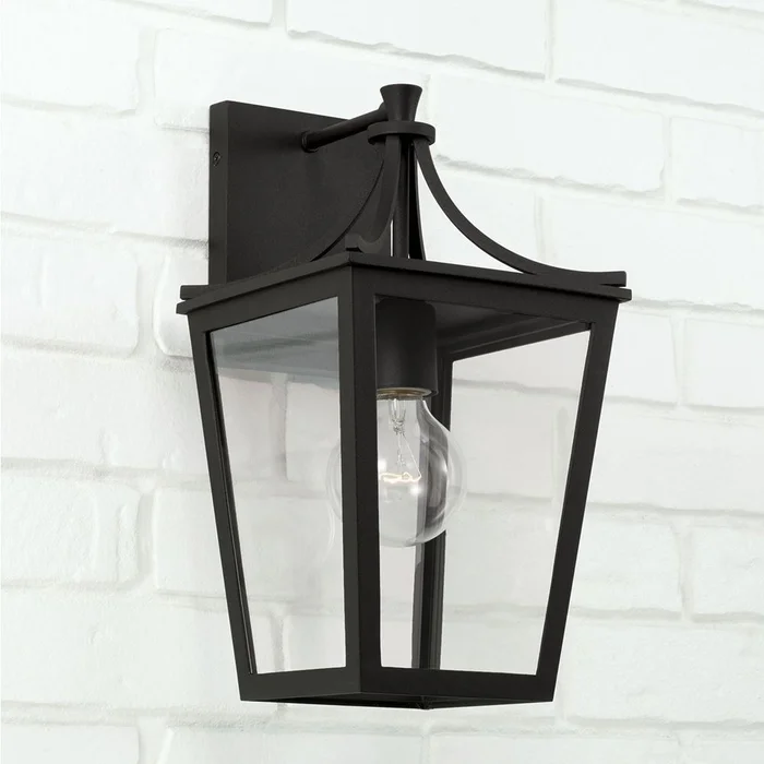 Capital Lighting Adair 1-Light Outdoor Wall-Lantern – 947911BK