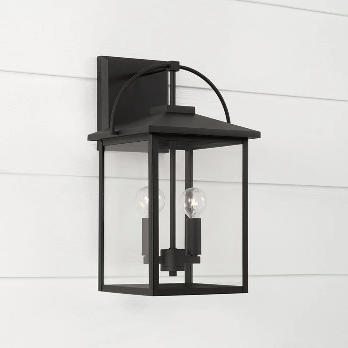 Capital Lighting Bryson 2-Light Outdoor Wall-Lantern – 948021BK