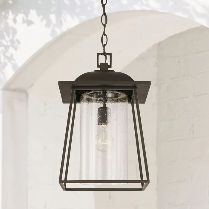 Capital Lighting Durham 1-Light Outdoor Hanging-Lantern – 943614OZ