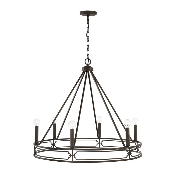 Capital Lighting Merrick 6-Light Chandelier – 443461OB