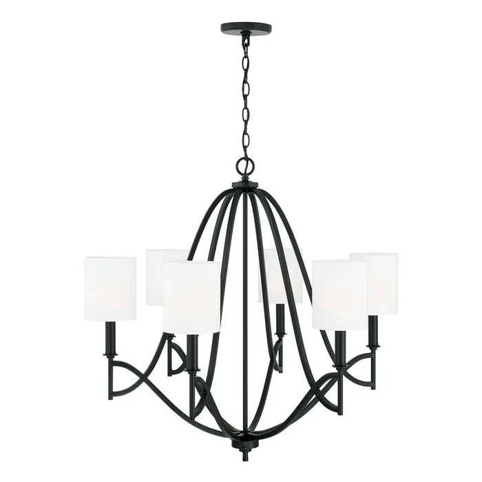 Capital Lighting Sylvia 6-Light Chandelier – 442361MB-701