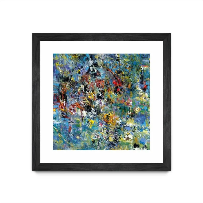 Carpe Diem 2 Matted and Framed Black 30×30 Wall Art|uvre dart murale encadre noire et mate Carpe Diem 2 30×30