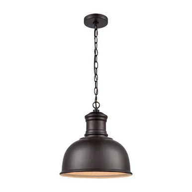 Cedar Park One Light Outdoor Pendant in Oil Rubbed Bronze (45|EN130146)