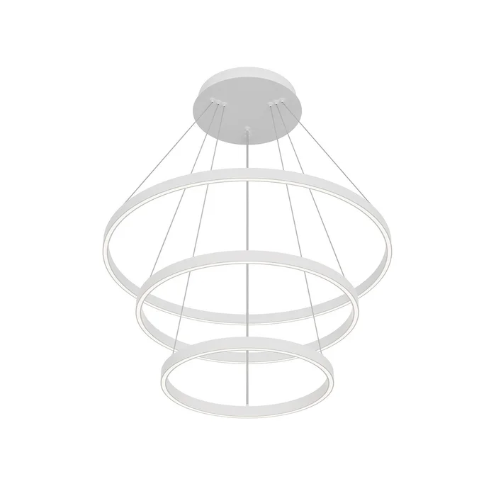 Cerchio LED Chandelier in White (347|CH87332-WH)
