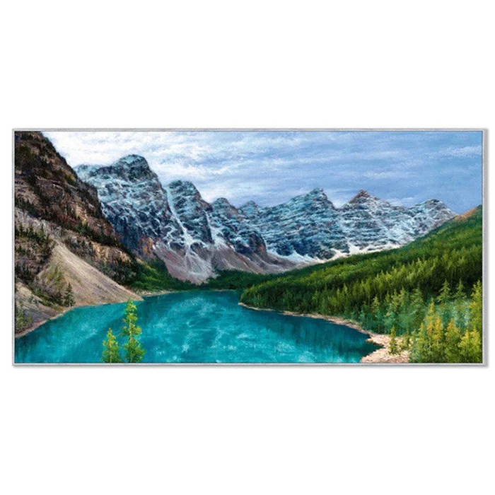 Chalet Lake Wall Art|uvre dart murale Chalet Lake