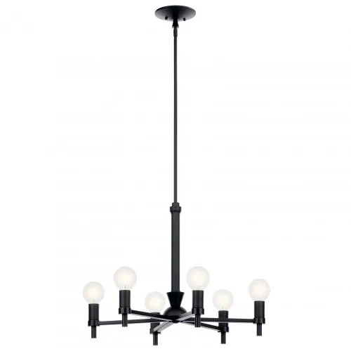 Chandelier 6Lt (10687|52424BK)