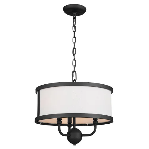 Chandelier/Semi Flush 3Lt (10687|52465BKT)