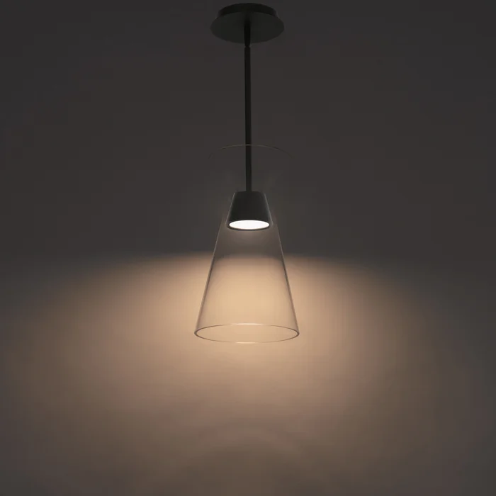 Chandra LED Mini Pendant in Black (34|PD-87214-BK)