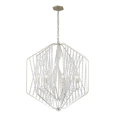 Chelsea Eight Light Pendant in Silverado (137|321P08SO)