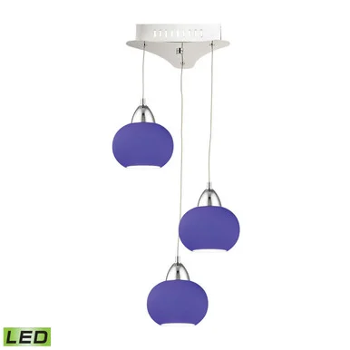 Ciotola LED Mini Pendant in Chrome (45|LCA403-7-15)