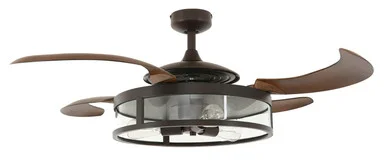 Classic 48“Ceiling Fan in Oil Rubbed Bronze and Dark Koa (457|212925010)