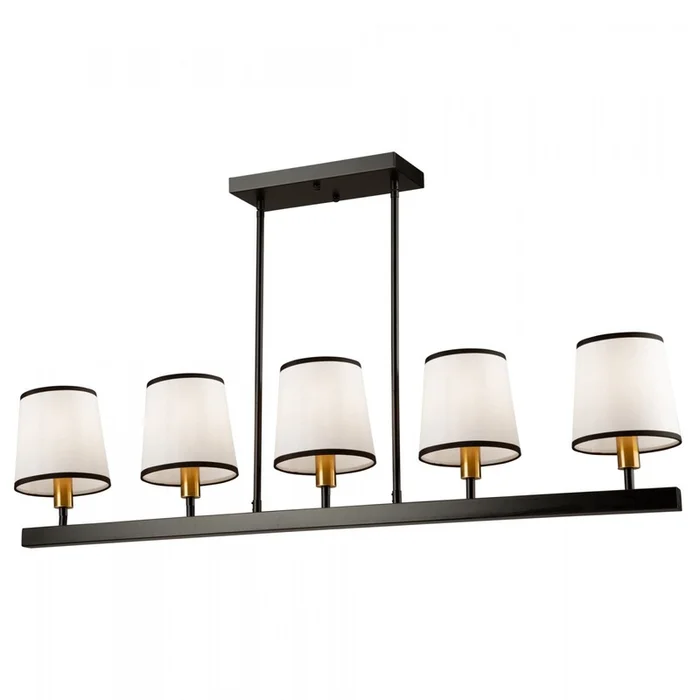 Coco 5-Light Black Gold Ceiling Light|Luminaire suspendu Coco noir et dor 5ampoules|D06H7ZEG