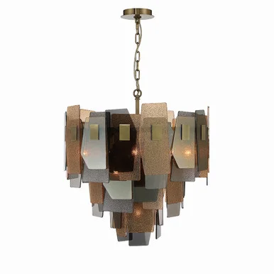 Cocolina Ten Light Chandelier in Brass (40|43875-016)